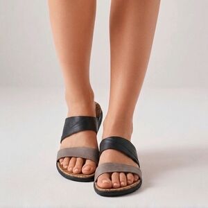 Merrell Select Fresh Performance Footwear Black and Gray Slides